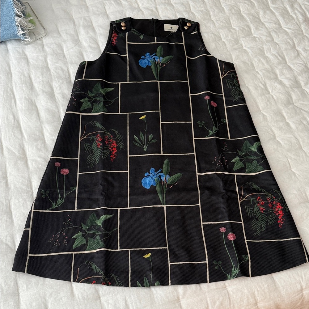 Tuckernuck Black Floral Mini Dress